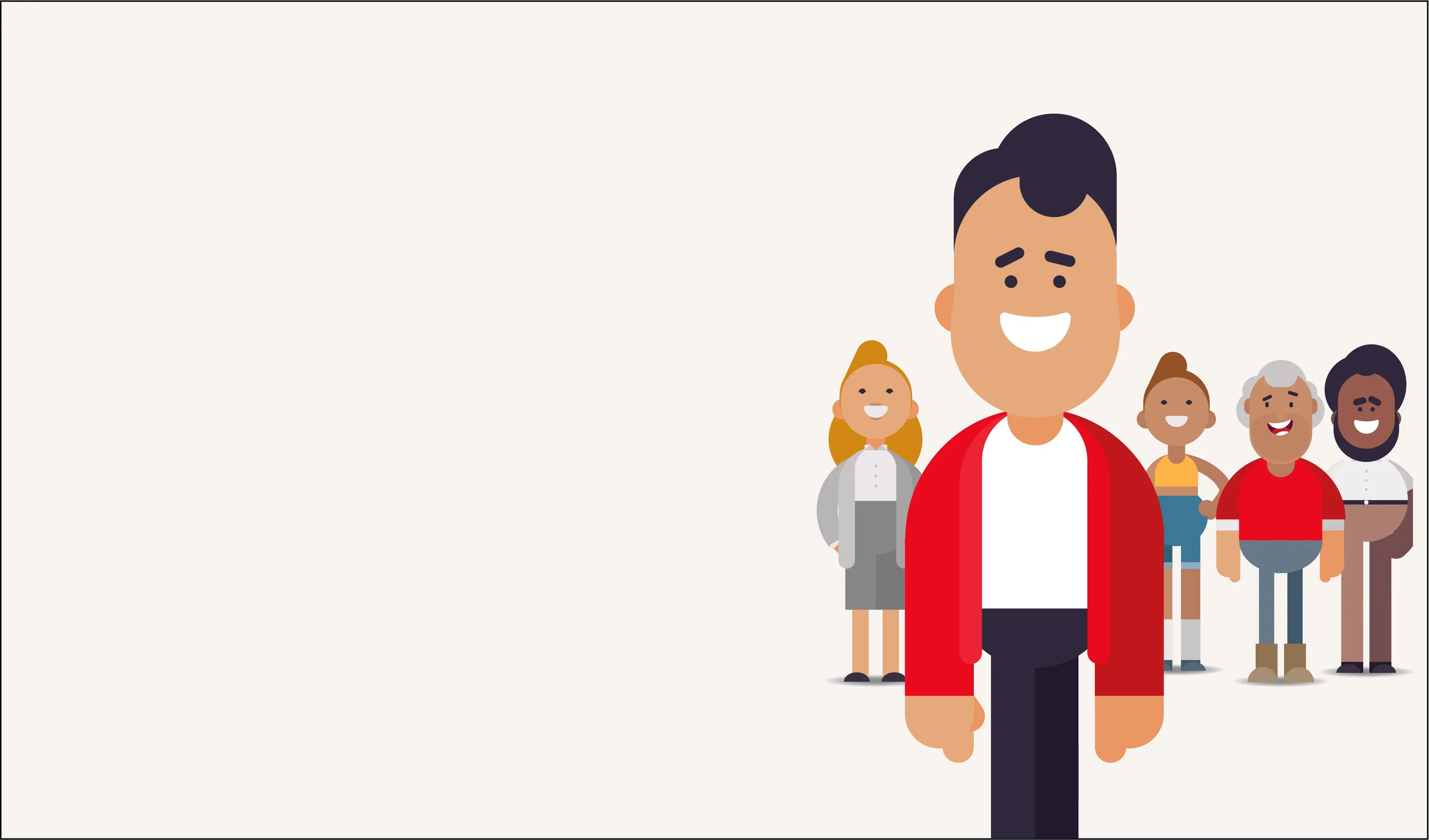 Illustrated Toyota film characters against a light background